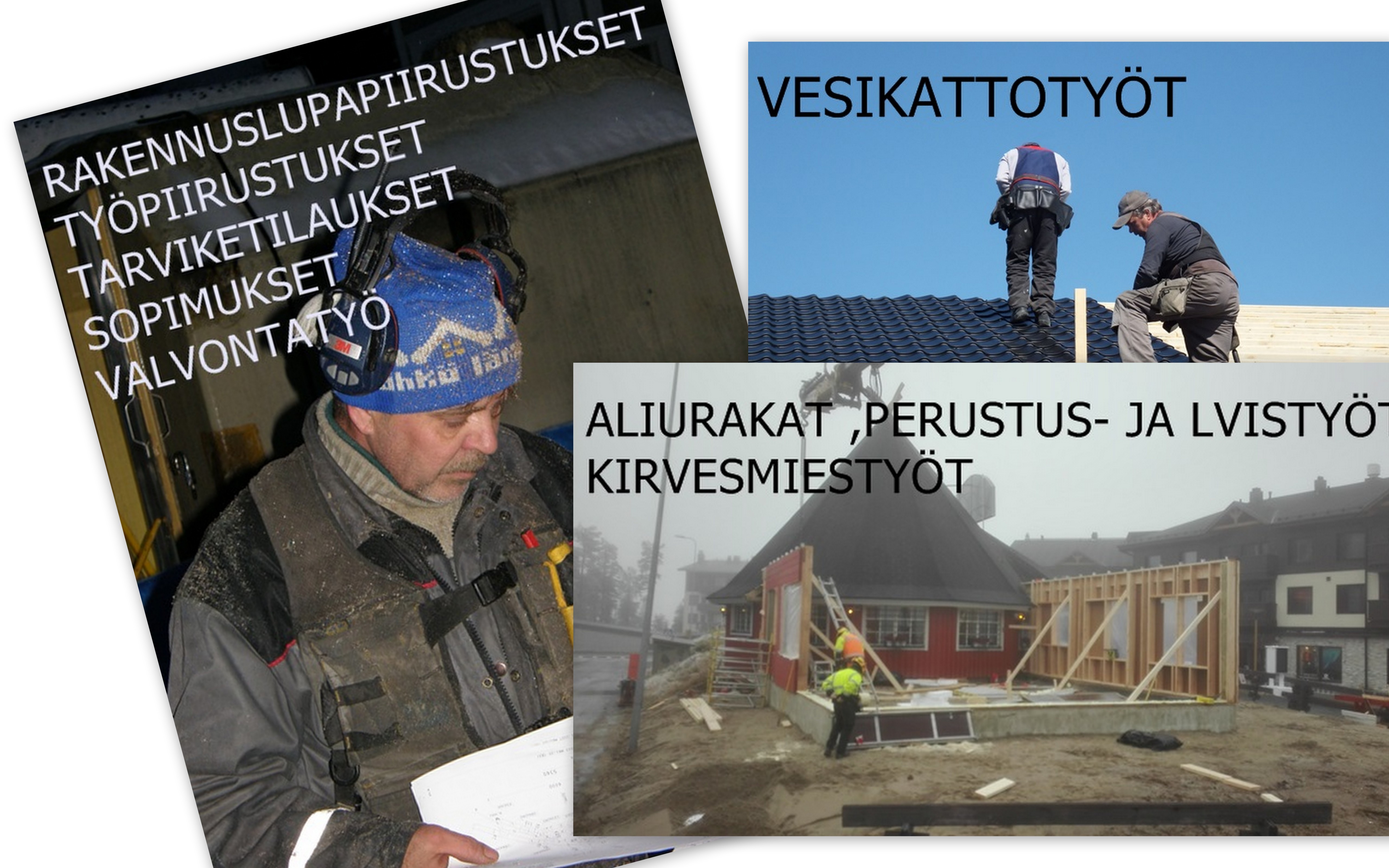 Erityövaiheiden tarkemmat työpiirustukset